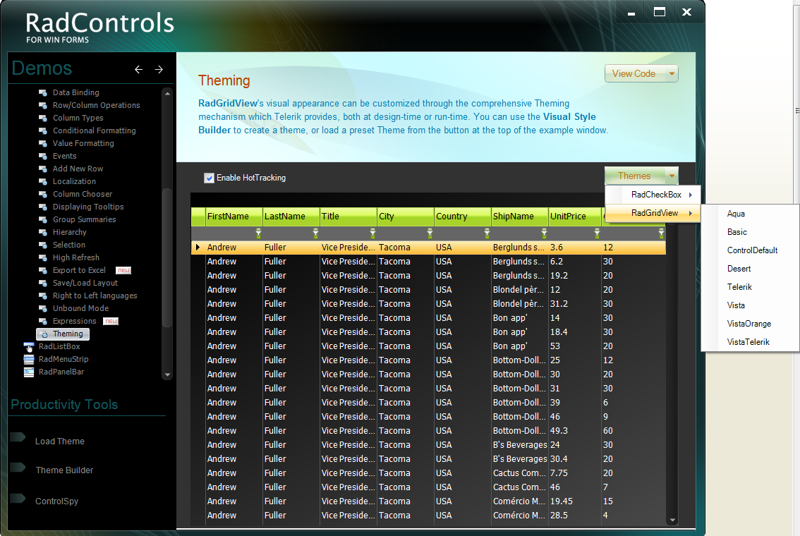 Telerik Themes Exles | object moved Telerik Themes Exles | object moved