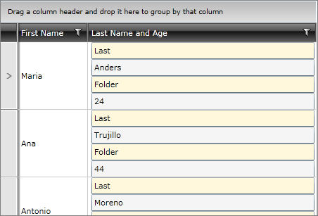 < TextBox Background = "Cornsilk" Text = "Folder" />