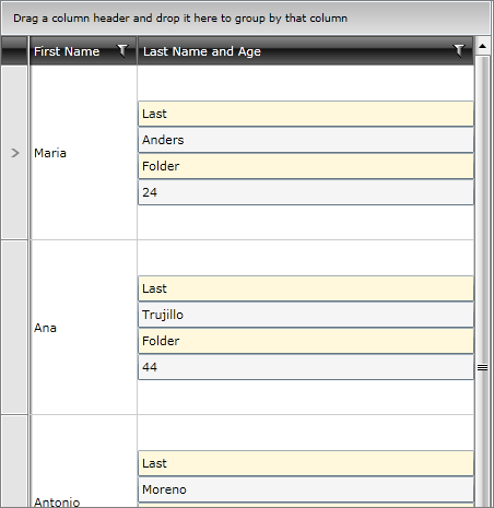 < TextBox Background = "Cornsilk" Text = "Folder" />