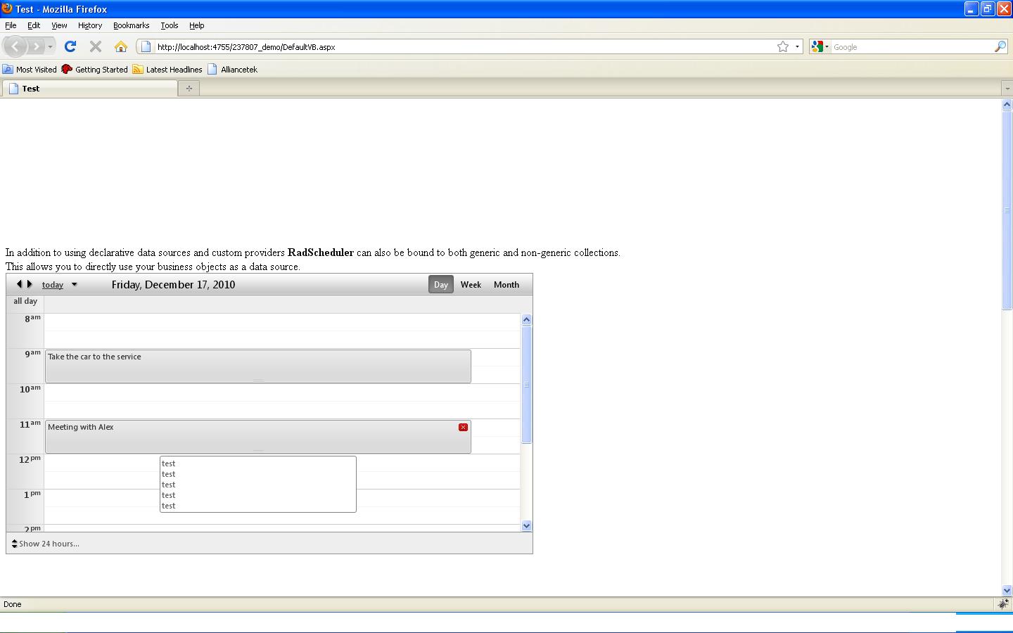 Onmouseover Html Show Text