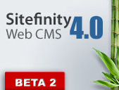 Sitefinity 4.0 Beta 2 and SDK Released