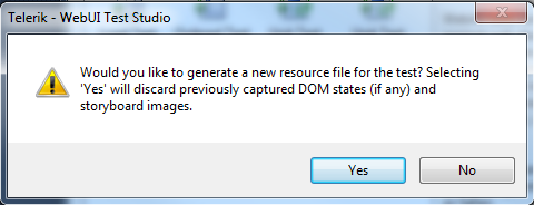 Warning for choosing not to have a .Resx file
