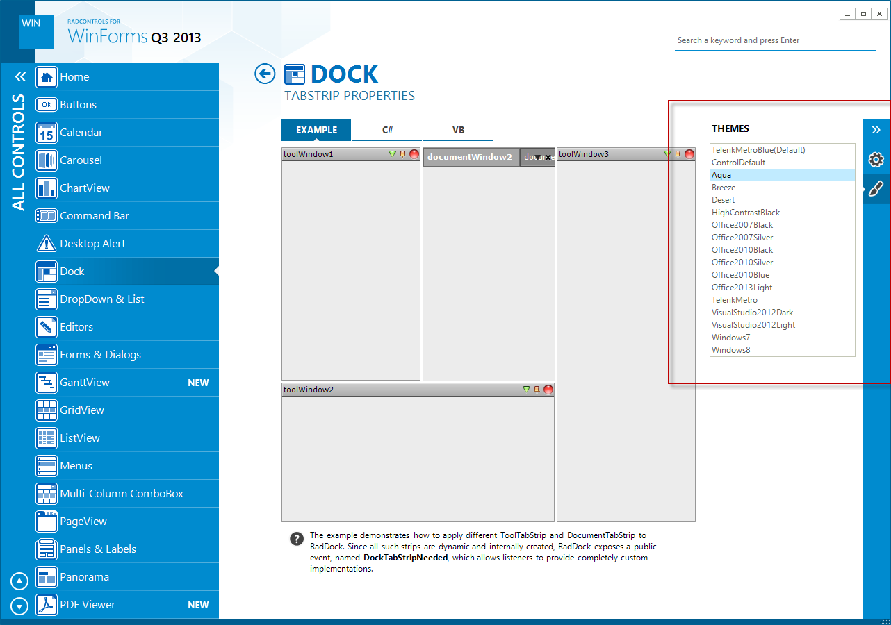 Telerik Themes Exles | change theme in your winforms demo general discussions Telerik Themes Exles | change theme in your winforms demo general discussions