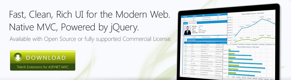 RadControls for ASP.NET MVC