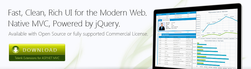 RadControls for ASP.NET MVC