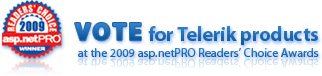 Vote For Telerik Products