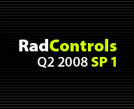Q2 2008 SP1 for RadControls for ASP.NET AJAX and RadControls for WinForms Released