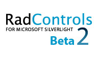 RadControls for Silverlight 2 Beta 2 Released