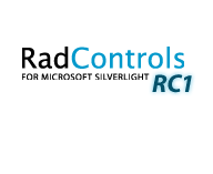 RadControls for Silverlight RC1 released