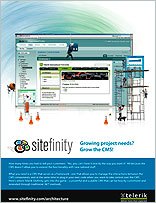 Sitefinity print ad