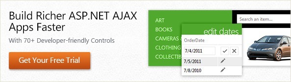 Telerik ASP.Net AJAX Controls - Download a trial version