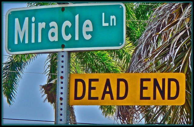 Image of a dead-end street sign