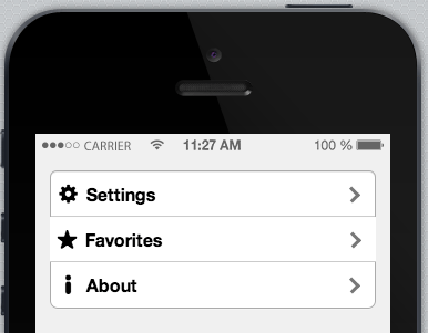 Updated display of the Kendo UI Mobile ListView