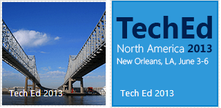 The TechEd tile and its peek content side-by-side