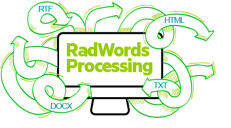 RadWordsProcessing for WinForms by Telerik