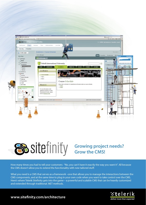 Sitefinity ad. The last one