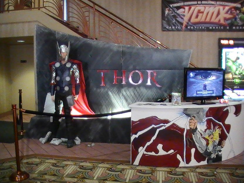 Thor Set Up at the Cinema
