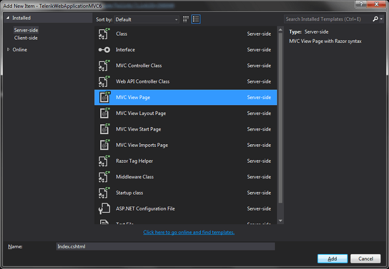 IndexViewPage IndexViewPage