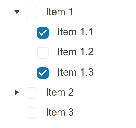 Sample Telerik UI for ASP.NET Core TreeView