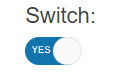 Sample Telerik UI for ASP.NET MVC Switch