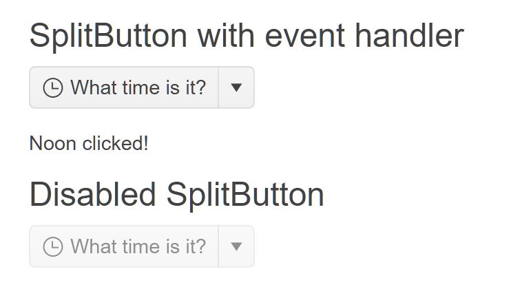 Sample Telerik UI for ASP.NET MVC SplitButton