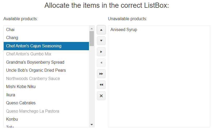 Sample Telerik UI for ASP.NET MVC Wizard