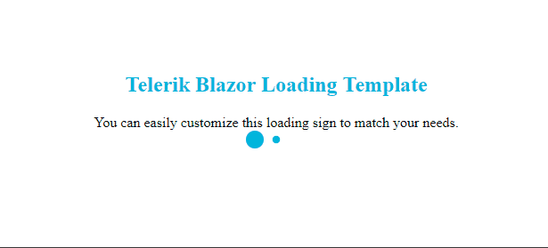 Blazor Loading Sign Result