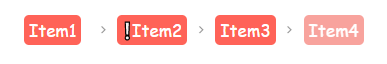 Breadcrumb ItemTemplate