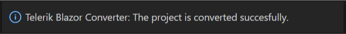 Success Notification