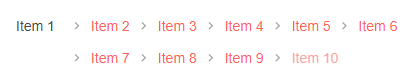 Breadcrumb CollapseMode Wrap