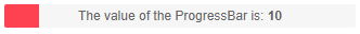 customize the labels of the progress bar