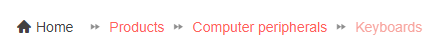 Breadcrumb Separator Icon