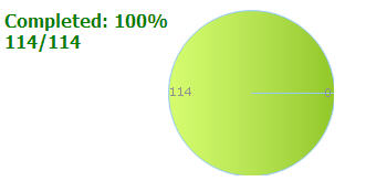 100 Pie Chart