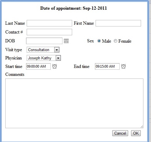 to open custom form in radwindow on appointment inserting in ui