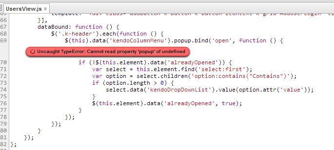 Grid Filter Default Operator in Kendo UI for jQuery Grid - Telerik Forums