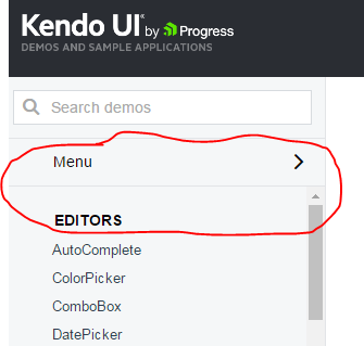 What Type Of Control Is This In Kendo Ui For Jquery General