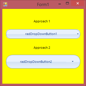 rounded button