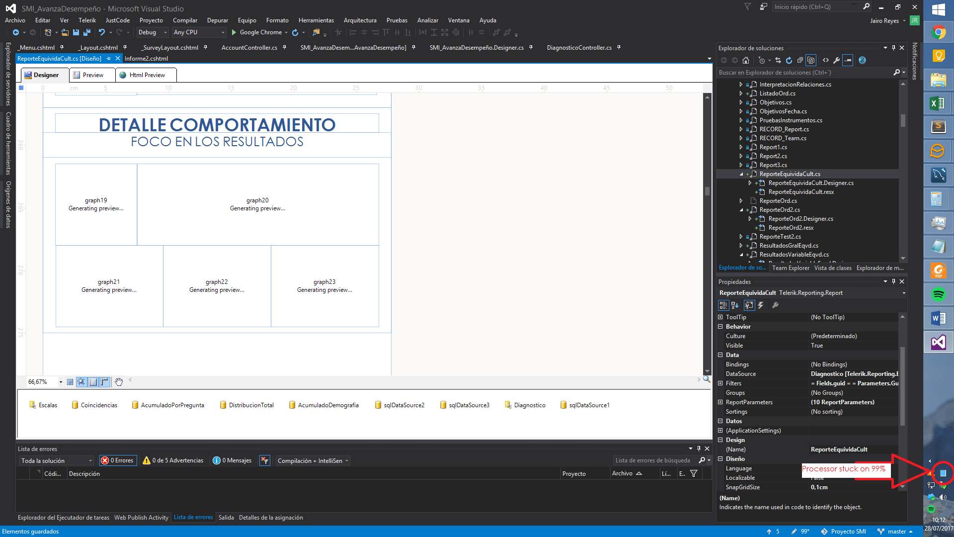 problem with report designer on visual studio 2015 in telerik report designer visual studio 2017