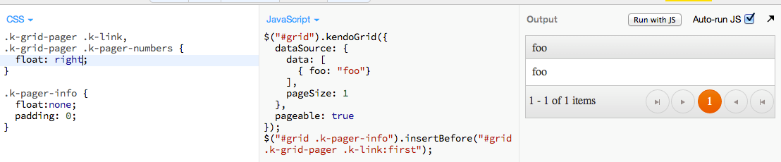Reorder Elements In The Grid Pager In Kendo Ui For Jquery Grid Telerik Forums