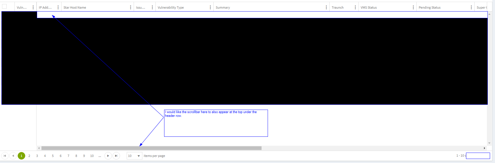 Top Horizontal Scrollbar in Grid in UI for MVC Grid Telerik
