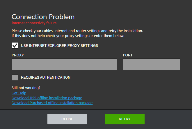 Connection Problem