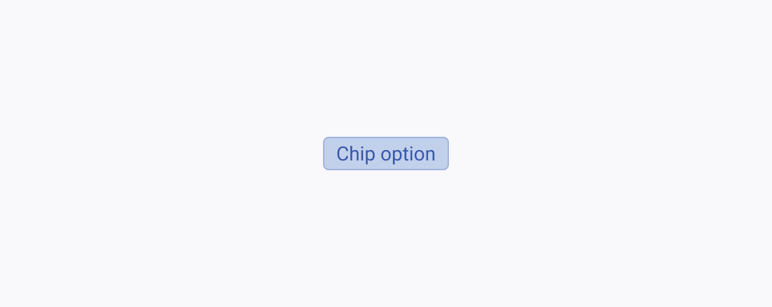 Use short and clear words for the label of the Telerik and Kendo UI Chip component. A Telerik and Kendo UI Chip component consisting of two short words.