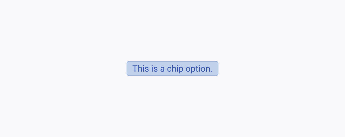 Do not use long, tedious, and excessive descriptions for the label of the Telerik and Kendo UI Chip component. A Telerik and Kendo UI Chip component consisting of a five-word sentence with a period in the end.