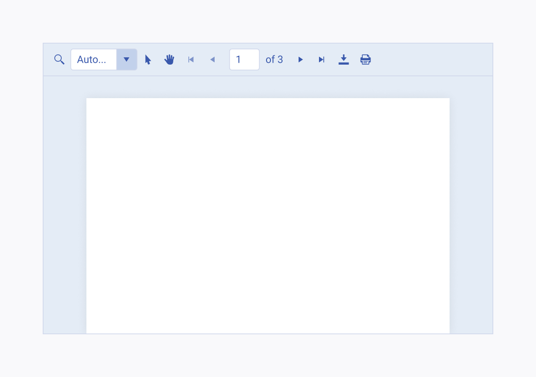 Don't use the Telerik and Kendo UI PDFViewer without semantically grouping the tools. Incorrectly used Telerik and Kendo UI PDFViewer that lacks semantic grouping of the tools