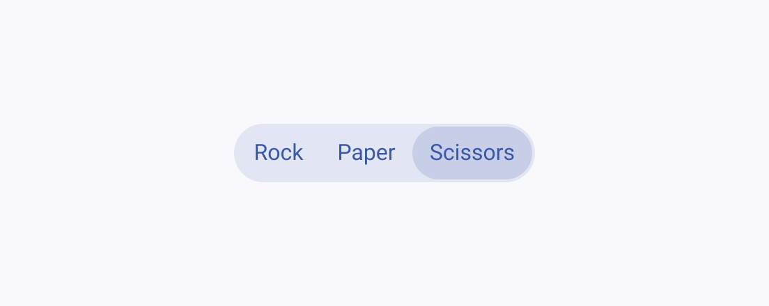 Use only segments of consistent width in the Telerik and Kendo UI SegmentedControl to ensure a balanced and visually aligned layout. A Telerik and Kendo UI SegmentedControl with segments of consistent width to ensure a balanced and visually aligned layout.