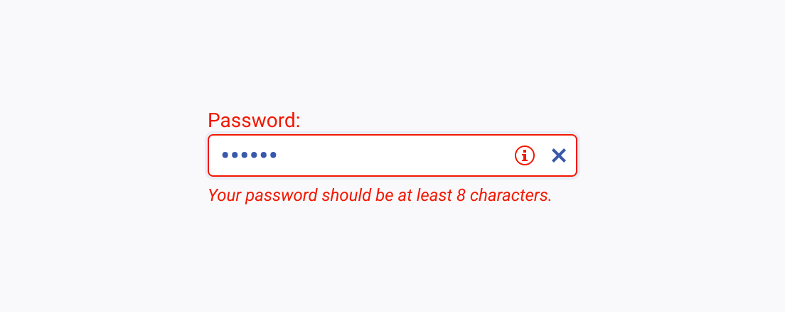 Using semantic colors accompanied by text and icons as recommended by the Telerik and Kendo UI Design System