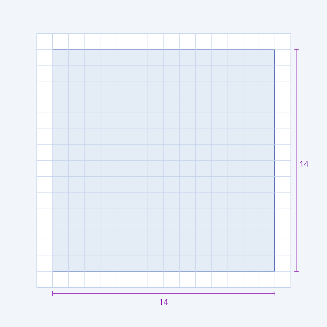 The live area on the canvas in the Telerik and Kendo UI components icons system. Displayed live canvas area in the Telerik and Kendo UI component icon system.