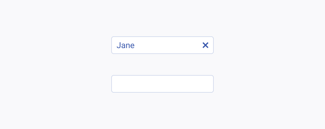 A Telerik and Kendo UI TextBox showing no label.
