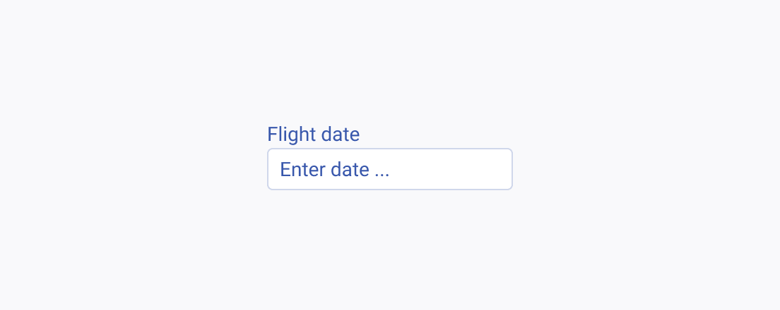 A Telerik and Kendo UI DateInput with vague placeholder text