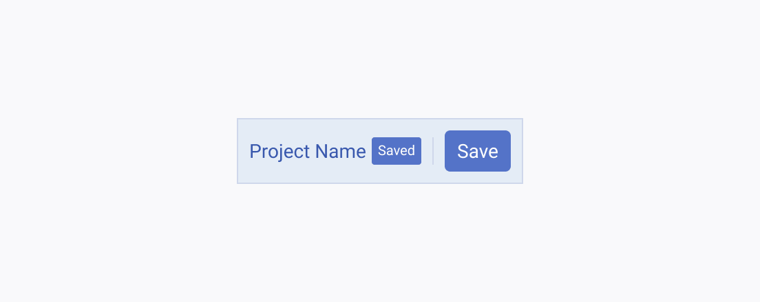 Do not use the same colors for different components with different purposes and emphasis. A Telerik and Kendo UI Badge in the same color as the Button used within the same container.